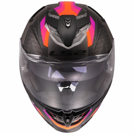 LS2 FF818 Storm III helmet Sporty matt grey purple