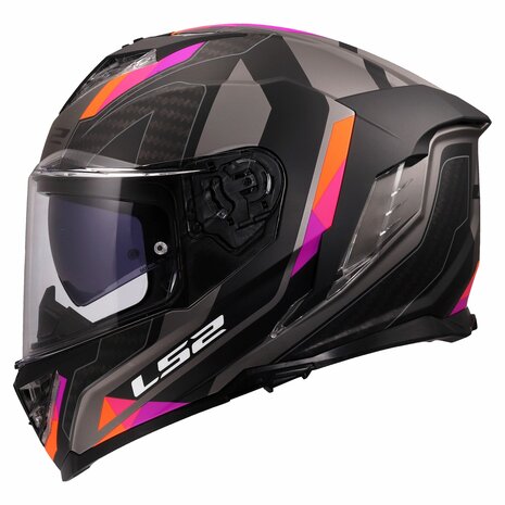LS2 FF818 Storm III helmet Sporty matt grey purple