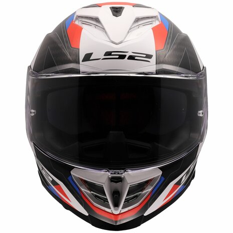LS2 FF818 Storm III helmet Sporty gloss white blue red