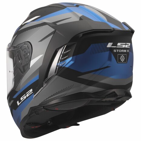 LS2 FF818 Storm III helmet Komai matt black blue