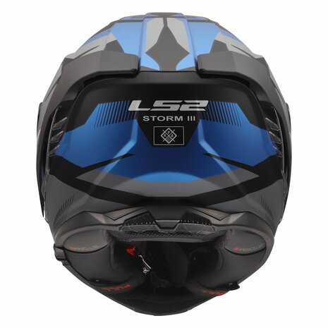 LS2 FF818 Storm III helmet Komai matt black blue
