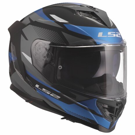 LS2 FF818 Storm III helmet Komai matt black blue