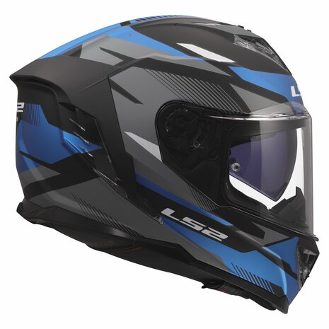 LS2 FF818 Storm III helmet Komai matt black blue