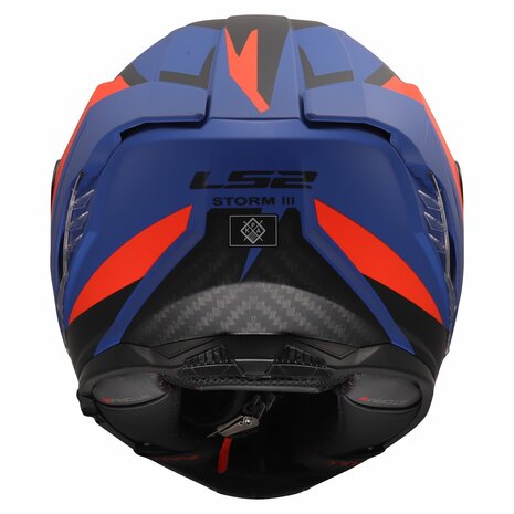 LS2 FF818 Storm III helmet Dynamo matt blue red