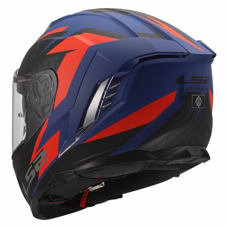 LS2 FF818 Storm III helmet Dynamo matt blue red