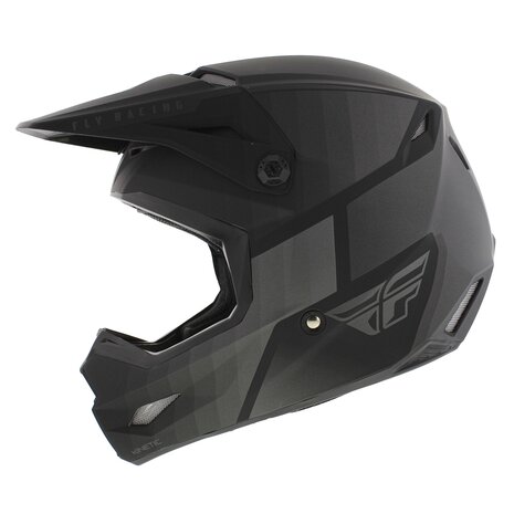Fly Racing Kinetic MX Helmet Drift matt black grey - Size XL