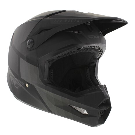 Fly Racing Kinetic MX Helmet Drift matt black grey - Size XL