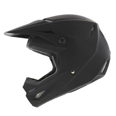 Fly Racing Kinetic MX Helmet Solid matt black - Size XL
