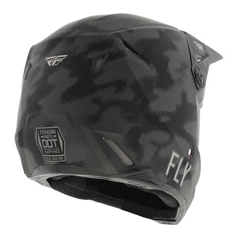 Fly Racing Kinetic MX Helmet S.E. Tactic matt Grey Camo - Size XL