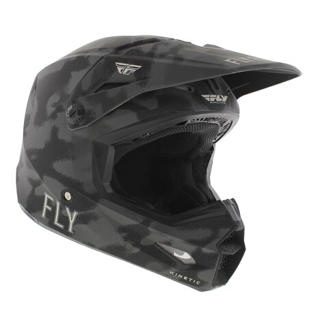 Fly Racing Kinetic Children Youth Offroad MX Helmet S.E. Tactic matt Grey Camo