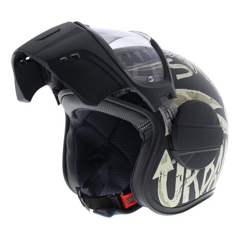 Caberg Ghost Nuke Helmet - matt black white - Size S