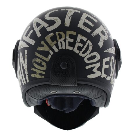 Caberg Ghost Nuke Helmet - matt black white - Size S