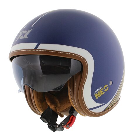Axxis Hornet S SV helmet Neo C7 matt blue - Motorcycle and scooter helmet