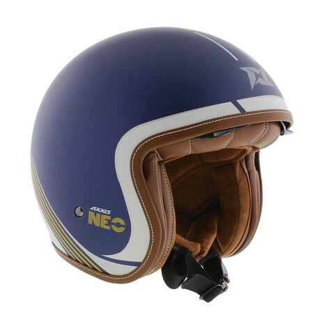 Axxis Hornet S SV helmet Neo C7 matt blue - Motorcycle and scooter helmet