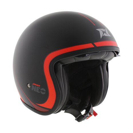 Axxis Hornet S SV helmet Neo B5 matt red black - Motorcycle and scooter helmet
