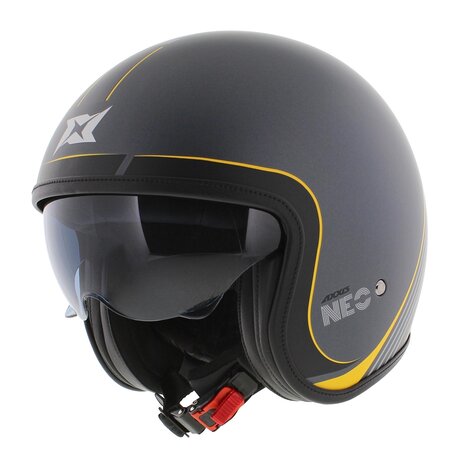 Axxis Hornet S SV helmet Neo C12 matt grey - for motorcycle and scooter use
