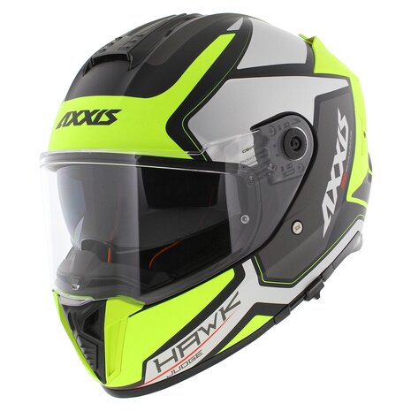 Axxis Hawk SV Integraal helm Judge B3 mat geel zilver zwart