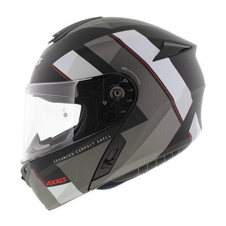 Axxis Storm S SV Flip-up helmet Diamond B22 matt black grey