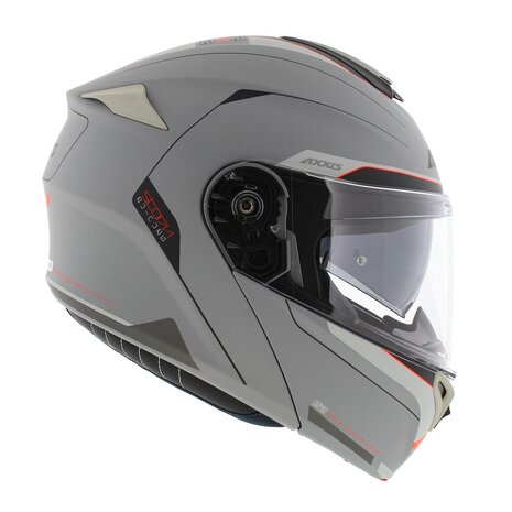 Axxis Storm S SV Flip-up helmet Genuine C2 matt grey - Size XS
