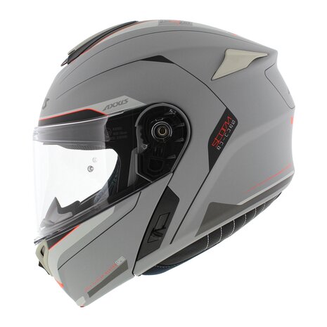 Axxis Storm S SV Flip-up helmet Genuine C2 matt grey - Size XS