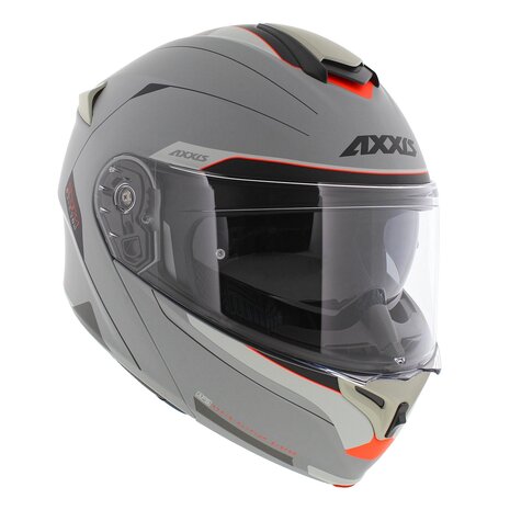 Axxis Storm S SV Flip-up helmet Genuine C2 matt grey - Size XS