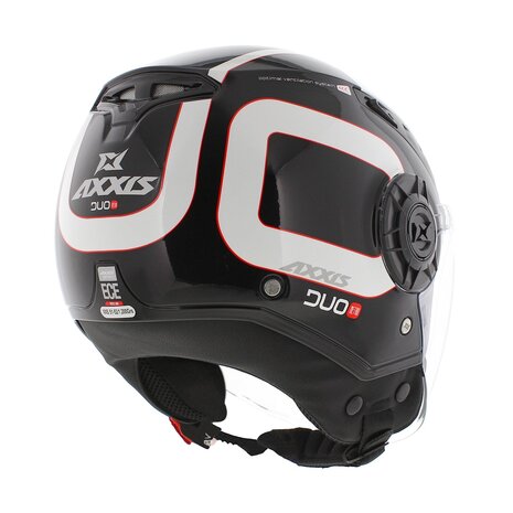 Axxis Metro S jethelm Duo B1 gloss black - Size XXS - Children / youth helmet for motorcycle and scooter