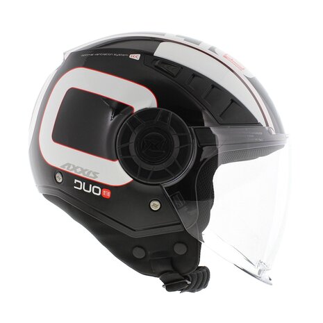 Axxis Metro S jethelm Duo B1 gloss black - Size XXS - Children / youth helmet for motorcycle and scooter