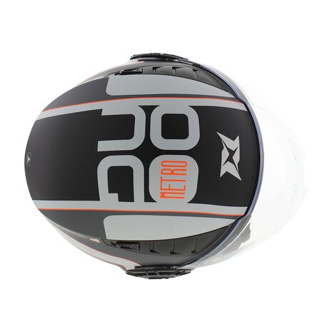 Axxis Metro S helmet Duo C2 matt grey - Size XXS - Children / youth helmet for motorcycle and scooter
