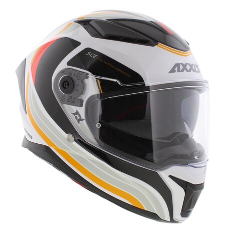 Axxis Panther SV full face motorcycle helmet Tribute A1 gloss black