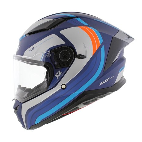 Axxis Panther SV full face motorcycle helmet Tribute C7 matt blue