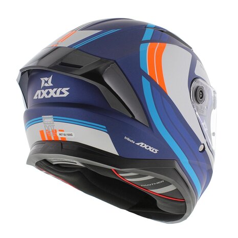 Axxis Panther SV full face motorcycle helmet Tribute C7 matt blue