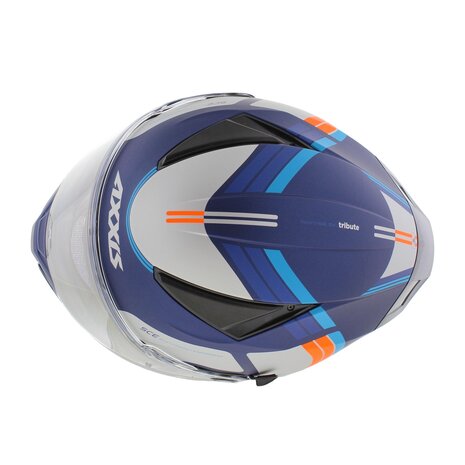 Axxis Panther SV full face motorcycle helmet Tribute C7 matt blue