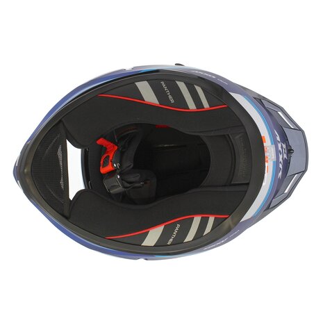 Axxis Panther SV full face motorcycle helmet Tribute C7 matt blue