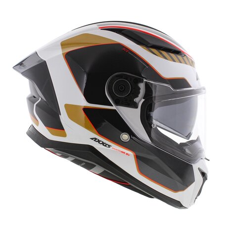 Axxis Panther SV full face motorcycle helmet Gale A9 gloss gold white black