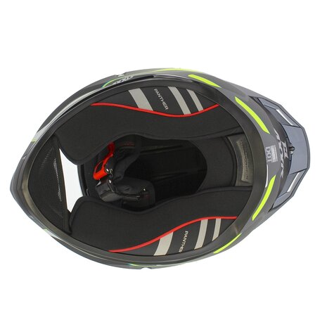 Axxis Panther SV full face motorcycle helmet Gale B3 fluor matt yellow - Size XS
