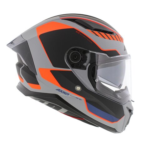 Axxis Panther SV full face motorcycle helmet Gale C4 fluor matt orange