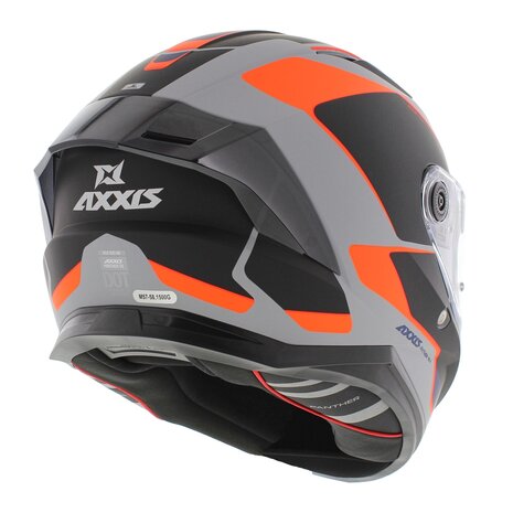 Axxis Panther SV full face motorcycle helmet Gale C4 fluor matt orange