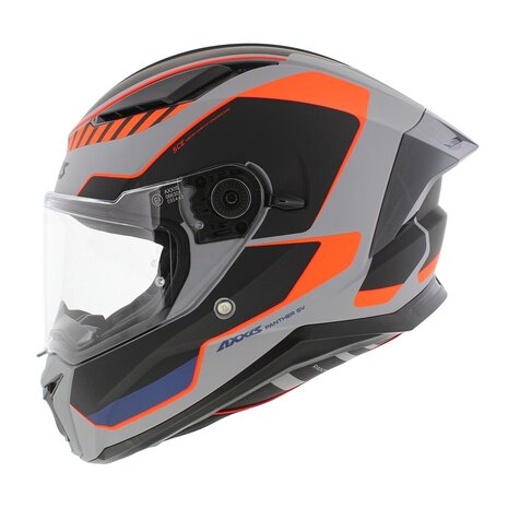 Axxis Panther SV full face motorcycle helmet Gale C4 fluor matt orange