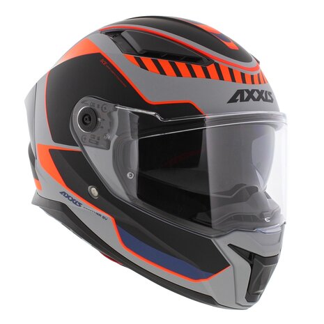 Axxis Panther SV full face motorcycle helmet Gale C4 fluor matt orange