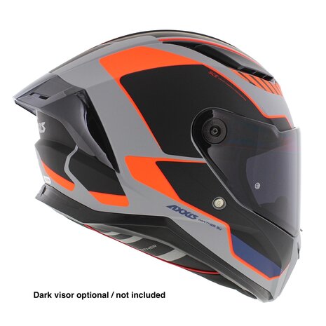 Axxis Panther SV full face motorcycle helmet Gale C4 fluor matt orange