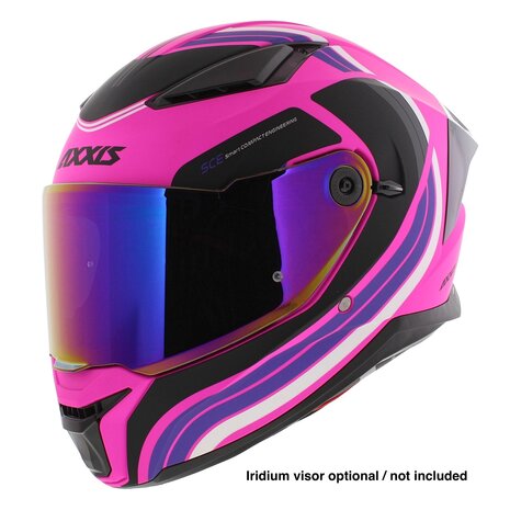 Axxis Panther SV full face motorcycle helmet Tribute C8 matt pink