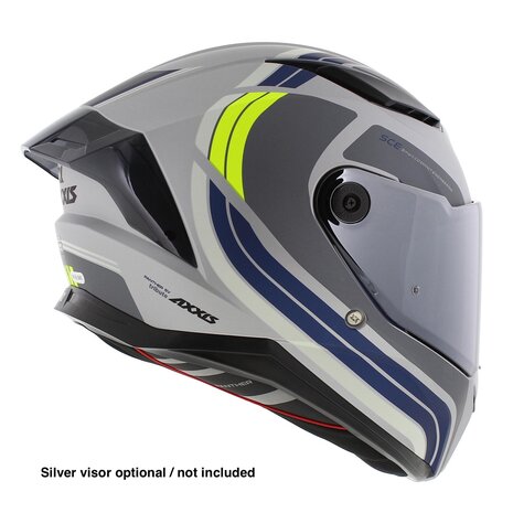 Axxis Panther SV full face motorcycle helmet Tribute C2 matt grey