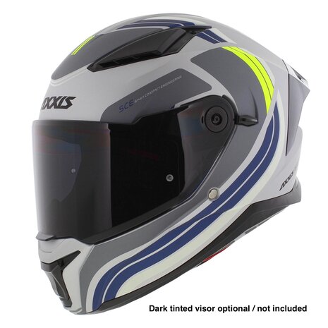 Axxis Panther SV full face motorcycle helmet Tribute C2 matt grey