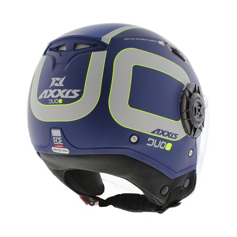 Axxis Metro S helmet Duo C7 matt blue - Size XXS - Children / youth helmet for motorcycle and scooter
