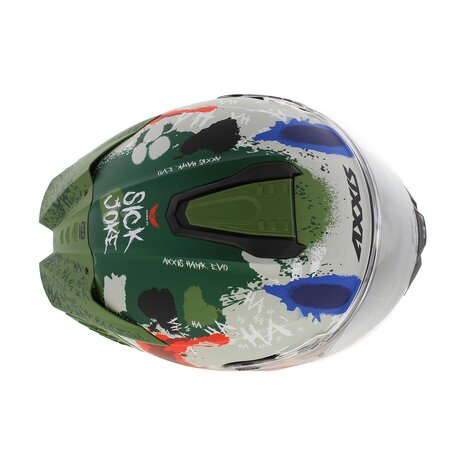 Axxis Hawk SV EVO full face helmet Sick Joke