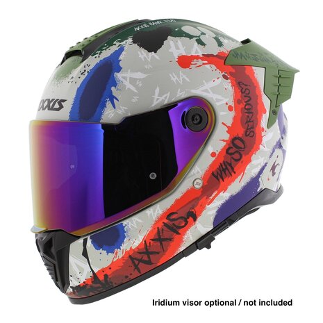 Axxis Hawk SV EVO full face helmet Sick Joke
