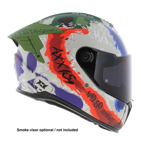 Axxis Hawk SV EVO full face helmet Sick Joke