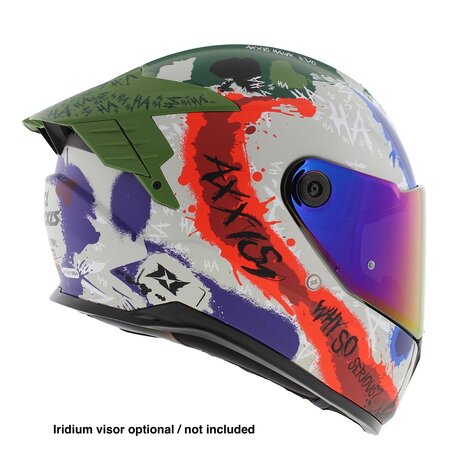 Axxis Hawk SV EVO full face helmet Sick Joke - Limited Joker Edition