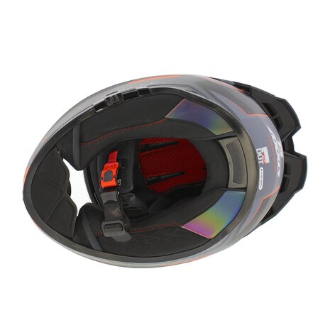 Axxis Hawk SV EVO full face helmet Titan B4 matt black orange grey