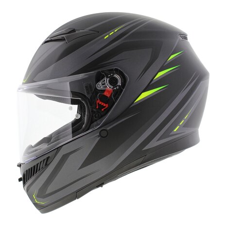 AGV K3 fullface motorcycle helmet Syth matt black fluo yellow
